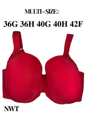 Fit Fully Yours — NWT — Maxine Moulded Lace Underwire Bra — Multiple Sizes